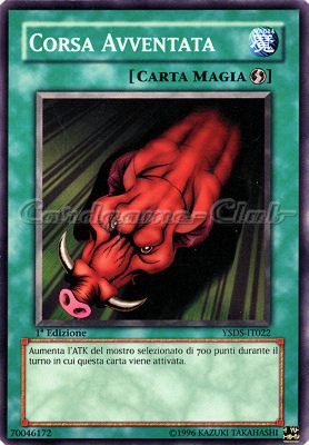 YSDS-IT022 Corsa Avventata comune 1a Edizione (IT) -NEAR MINT-