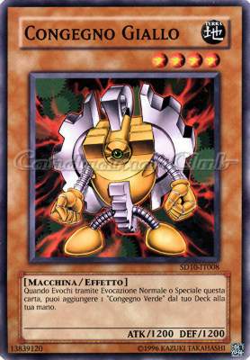 SD10-IT008 Congegno Giallo comune Unlimited (IT) -NEAR MINT-