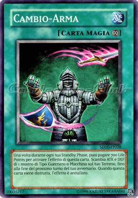 SD10-IT028 Cambio-Arma comune Unlimited (IT) -NEAR MINT-