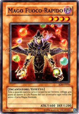 SD6-IT016 Mago Fuoco-Rapido comune Unlimited (IT) -NEAR MINT-