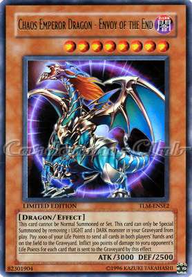 TLM-ENSE2 Chaos Emperor Dragon-Envoy of the End ultra rara Limited Edition (EN) -NEAR MINT-
