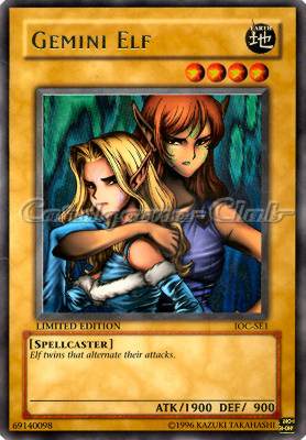 IOC-SE1 Gemini Elf ultra rara Limited Edition (EN) -PLAYED-
