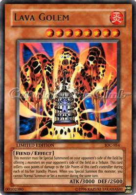 IOC-SE4 Lava Golem ultra rara Limited Edition (EN) -NEAR MINT-