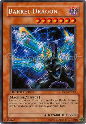 MC1-EN002 Barrel Dragon rara segreta Limited Edition (EN) -NEAR MINT-