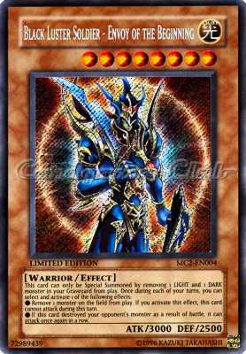 MC2-EN004 Black Luster Soldier - Envoy of the Beginning rara segreta Limited Edition (EN) -NEAR MINT-