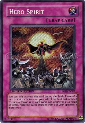 DPK-ENSE3 Hero Spirit rara segreta Limited Edition (EN) -NEAR MINT-