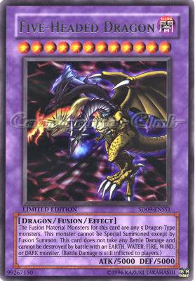 SD09-ENSS1 Five-Headed Dragon ultra rara Limited Edition (EN) -NEAR MINT-
