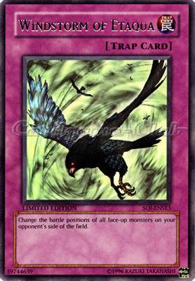 SOI-ENSE3 Windstorm of Etaqua ultra rara Limited Edition (EN) -NEAR MINT-