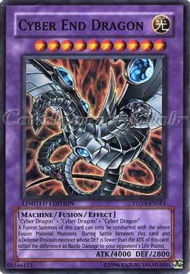 STON-ENSE1 Cyber End Dragon super rara Limited Edition (EN) -NEAR MINT-