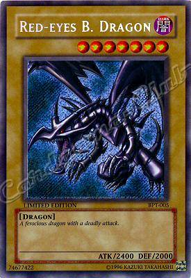 BPT-005 Red Eyes B. Dragon rara segreta Limited Edition (EN) -NEAR MINT-