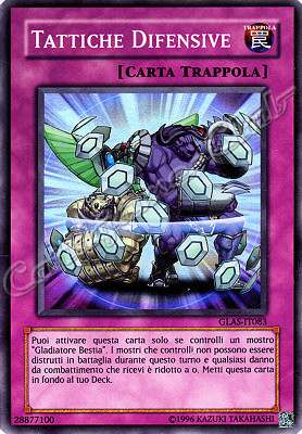 GLAS-IT083 Tattiche Difensive super rara Unlimited (IT) -NEAR MINT-