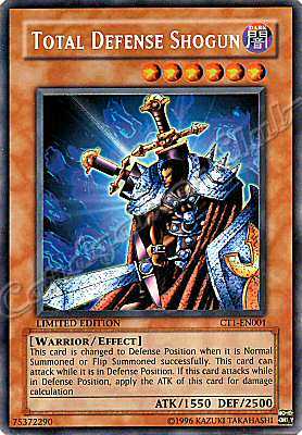 CT1-EN001 Total Defense Shogun rara segreta Limited Edition (EN) -GOOD-