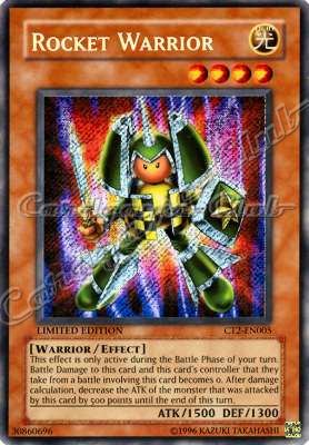 CT2-EN005 Rocket Warrior rara segreta Limited Edition (EN) -NEAR MINT-