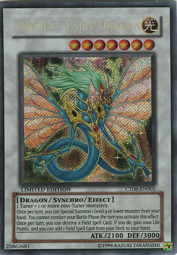 CT06-EN002 Ancient Fairy Dragon rara segreta Limited Edition (EN) -NEAR MINT-