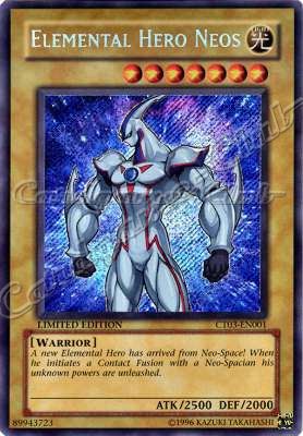CT03-EN001 Elemental Hero Neos rara segreta Limited Edition (EN) -NEAR MINT-