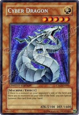 CT03-EN002 Cyber Dragon rara segreta Limited Edition (EN) -NEAR MINT-