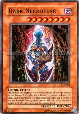 DL2-002 Dark Necrofear super rara (EN)