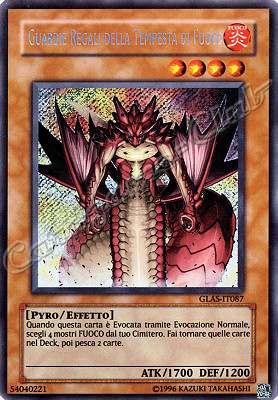 GLAS-IT087 Guardie Regali della Tempesta di Fuoco rara segreta Unlimited (IT) -NEAR MINT-