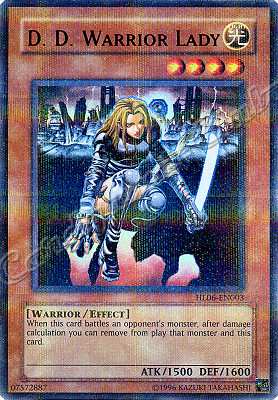 HL06-EN003 D.D. Warrior Lady foil parallela (EN) -NEAR MINT-