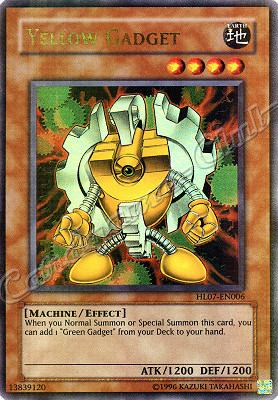 HL07-EN006 Yellow Gadget foil parallela (EN) -NEAR MINT-