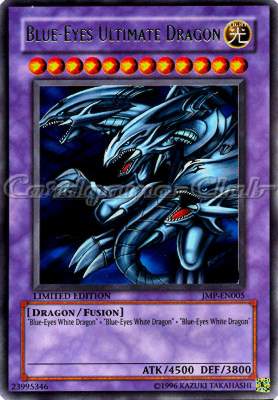 JMP-EN005 Blue-Eyes Ultimate Dragon ultra rara Limited Edition (EN) -NEAR MINT-