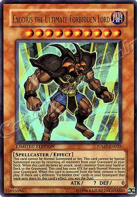 JUMP-EN025 Exodius the Ultimate Forbidden Lord ultra rara Limited Edition (EN) -NEAR MINT-