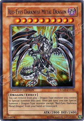 JUMP-EN030 Red-Eyes Darkness Metal Dragon ultra rara Limited Edition (EN) -NEAR MINT-