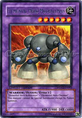 MDP2-EN002 Elemental Hero Mudballman rara (EN) -NEAR MINT-