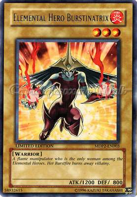 MDP2-EN003 Elemental Hero Burstinatrix rara (EN) -NEAR MINT-