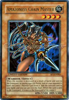 SP1-EN002 Amazoness Chain Master ultra rara Limited Edition (EN) -PLAYED-