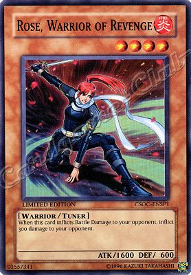 CSOC-ENSP1 Rose, Warrior of Revenge super rara Limited Edition (EN) -NEAR MINT-