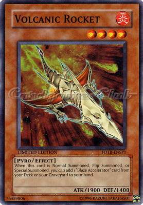 FOTB-ENSP1 Volcanic Rocket super rara Limited Edition (EN) -NEAR MINT-