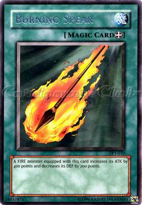 TP1-010 Burning Spear rara (EN) -NEAR MINT-