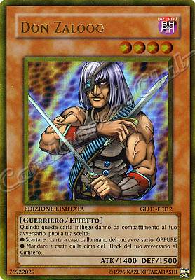 GLD1-IT012 Don Zaloog rara oro Edizione Limitata (IT) -GOOD-