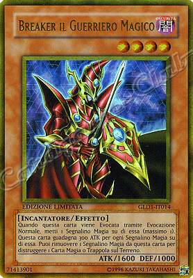 GLD1-IT014 Breaker il Guerriero Magico rara oro Edizione Limitata (IT) -NEAR MINT-