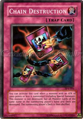 TP4-004 Chain Destruction super rara (EN) -NEAR MINT-