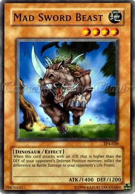 TP4-020 Mad Sword Beast comune (EN) -NEAR MINT-