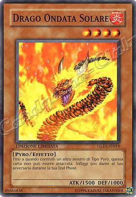 GLD1-IT019 Drago Ondata Solare comune Edizione Limitata (IT) -NEAR MINT-