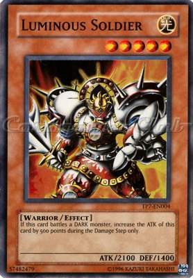 TP7-EN004 Luminous Soldier super rara (EN) -NEAR MINT-