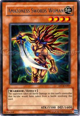 TP7-EN007 Amazoness Swords Woman rara (EN) -NEAR MINT-