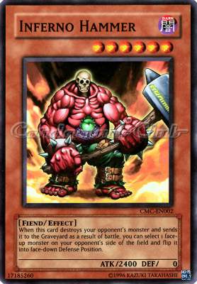 CMC-EN002 Inferno Hammer super rara (EN) -NEAR MINT-