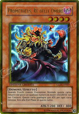 GLD1-IT027 Prometheus, Re delle Ombre rara oro Edizione Limitata (IT)  -GOOD-