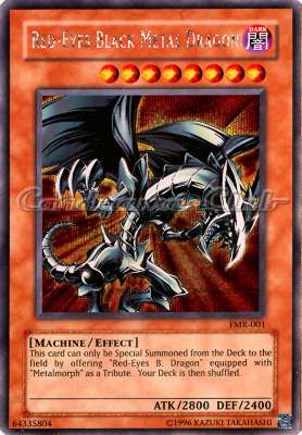 FMR-001 Red-Eyes Black Metal Dragon rara segreta (EN) -GOOD-