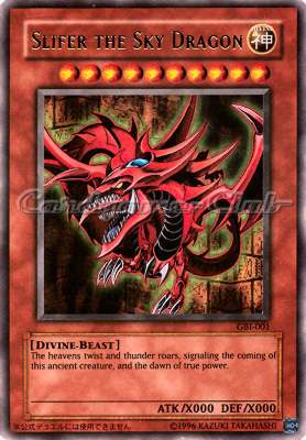 GBI-001 Slifer the Sky Dragon rara segreta (EN) -NEAR MINT-