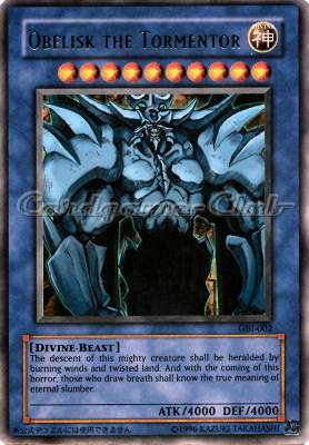 GBI-002 Obelisk the Tormentor rara segreta (EN) -NEAR MINT-