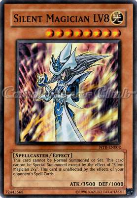 NTR-EN002 Silent Magician LV8 super rara (EN) -NEAR MINT-
