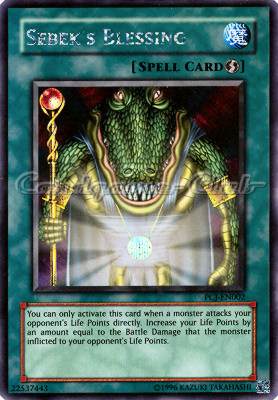 PCJ-EN002 Sebek's Blessing rara segreta (EN) -NEAR MINT-