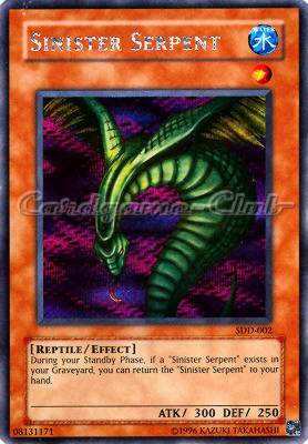 SDD-002 Sinister Serpent rara segreta (EN) -NEAR MINT-