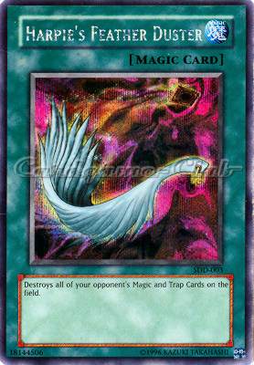 SDD-003 Harpie's Feather Duster rara segreta (EN) -NEAR MINT-