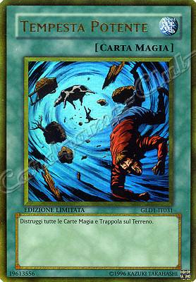 GLD1-IT031 Tempesta Potente rara oro Edizione Limitata (IT) -NEAR MINT-